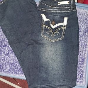 Awesome dark blue jeans size  women's plus14